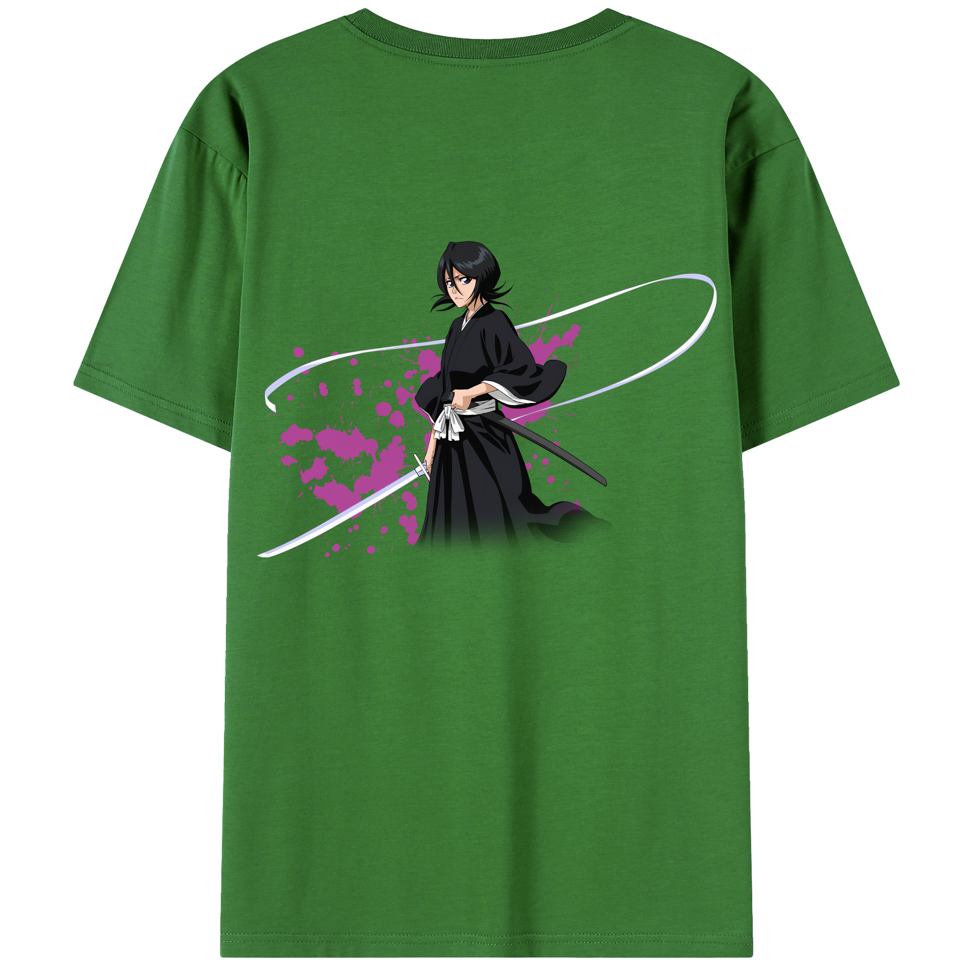（画像用） ブリーチ 朽木ルキア BLEACH Kuchiki Rukia レディース半袖Tシャツ(バックプリント)